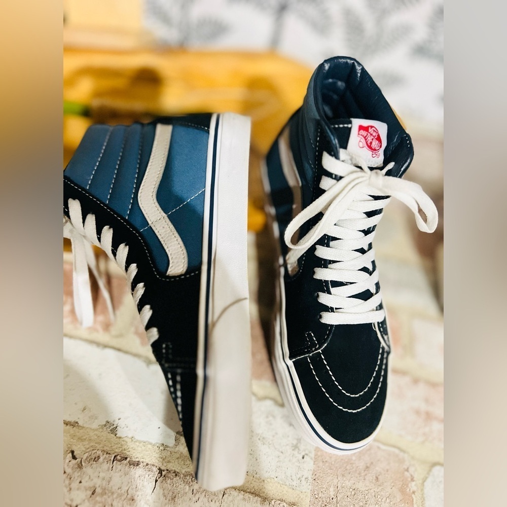 Vans SK8-HI unisex women’s 8.5 and men’s 7.0 great condition Super clean!!! - Picture 5 of 10